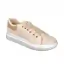 Zapato Dama Calzado Mujer Tenis Casual Karla Chacon Dianna Beige/38