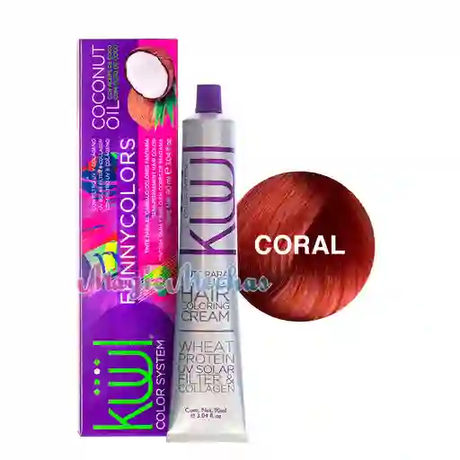 Tinte Kuul Funny Color Coral 90ml