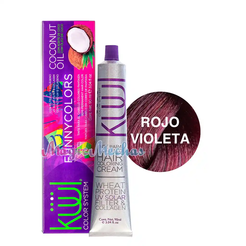 Tinte Kuul Funny Color Rojo Violeta 90ml