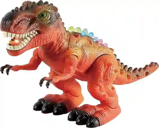 Juguete Dinosaurio T-rex Con Luces Sonido Y Movimiento Niños