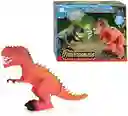 Juguete Dinosaurio T-rex Con Luces Sonido Y Movimiento Niños