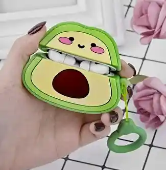 Funda Protector Airpods Pro 2 Apple Aguacate Kawaii