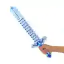 Juguete Espada Minecraft Cuadros Niños Led Sonido Dizfras