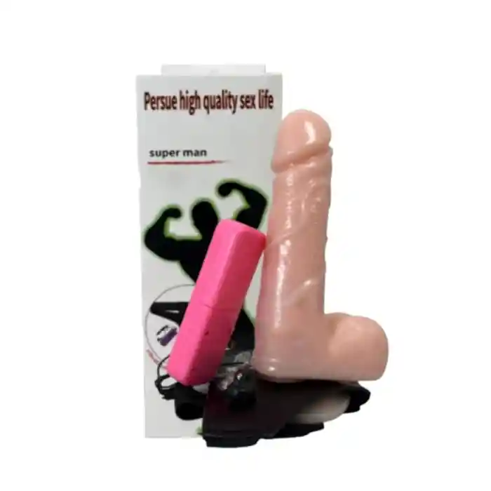 Arnes Vibrador Dildo Hueco Consolador Con Vibracion Quality