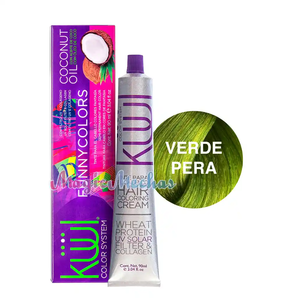 Tinte Kuul Funny Color Verde Pera 90ml