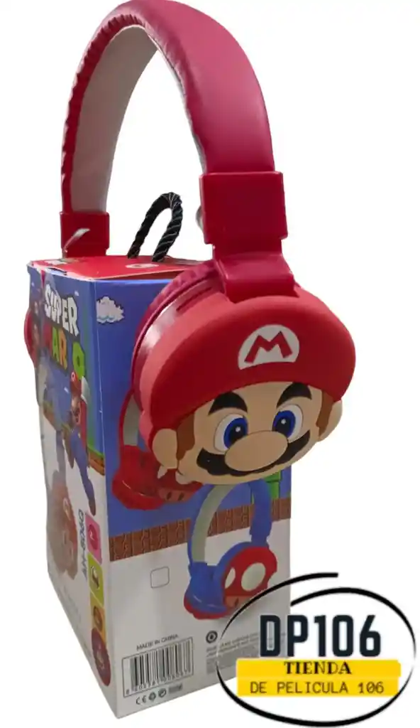 Audifonos Bluetooh De Mario Bros