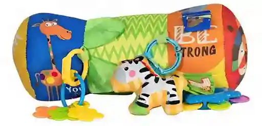 Almohada Azul Para Bebe Estimulacion Para Gateo