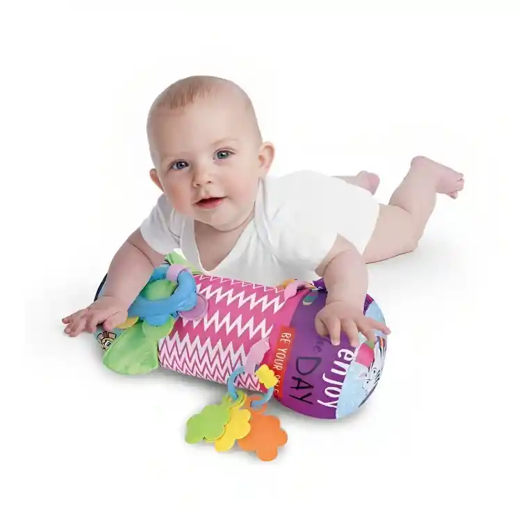 Almohada Rosada Para Bebe Estimulacion Para Gateo