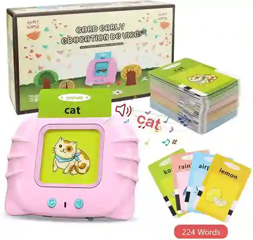 Maquina De Fichas Educativas En Ingles Con Lectura De Palabras