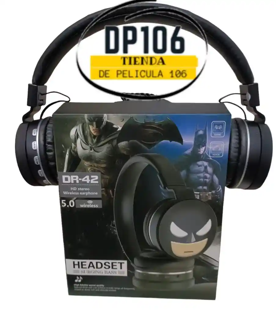 Audifonos Bluetooh De Batman