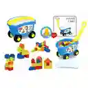 Kit Azul Bloques De Construcción Para Niños 60 Pcs