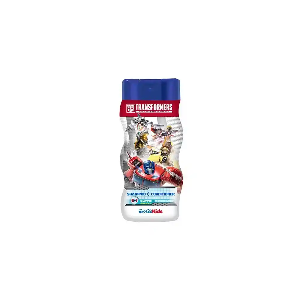 Nevada Kids Shampoo Y Acondicionador Niño Edición Transformers 473 Ml