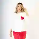 Pijama Térmica Mujer Con Bordado De Corazón Talla L