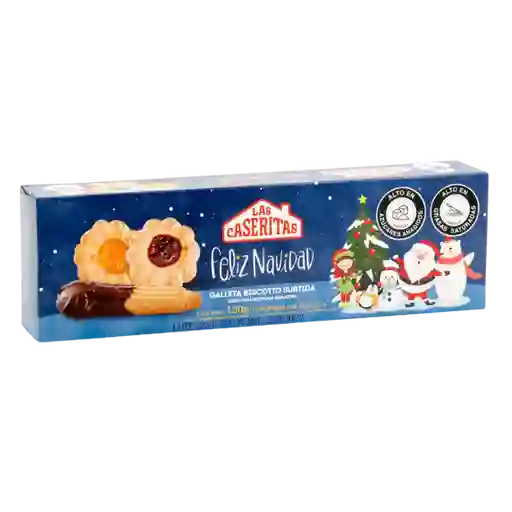 Galleta Biscotto Feliz Navidad Cj 130 G