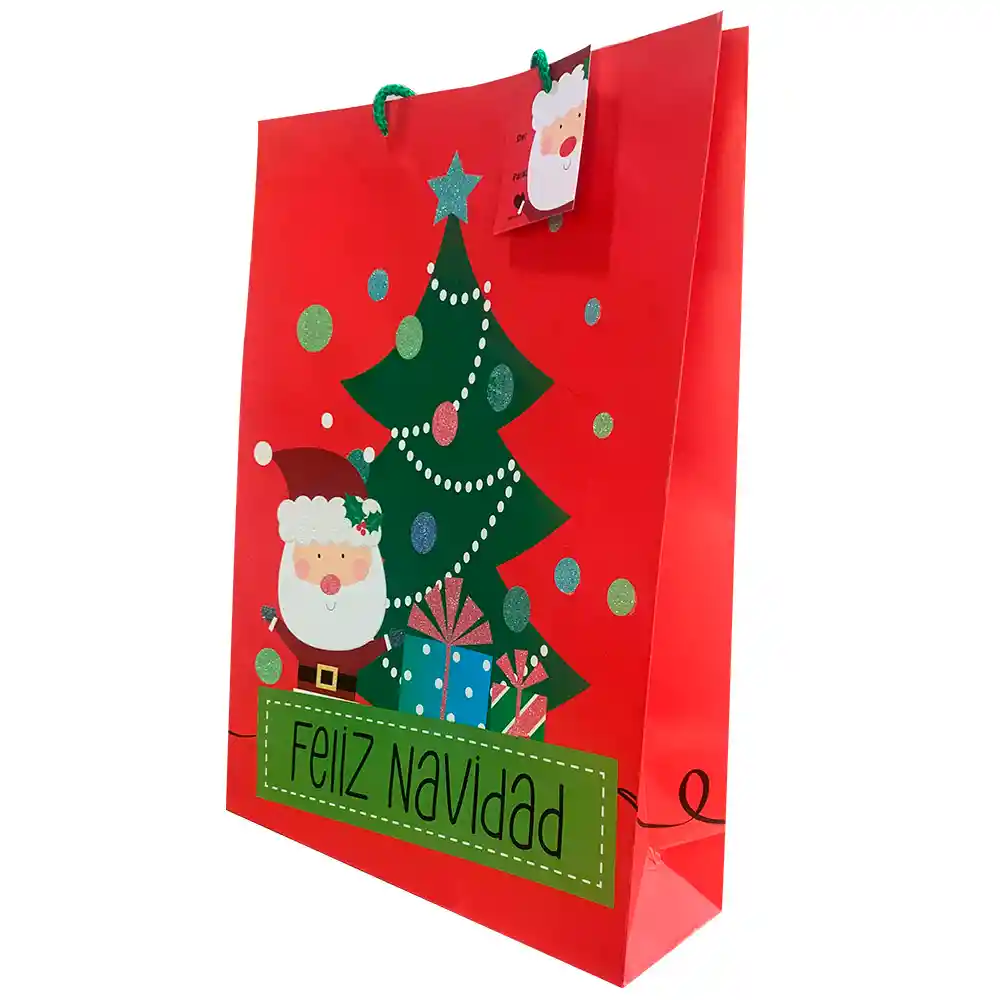 Bolsa De Regalo Grande Árbol De Navidad