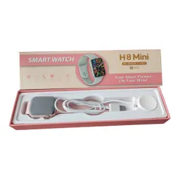Smartwatch H8 Mini Serie 8 Con Carga Inalámbrica Rosado