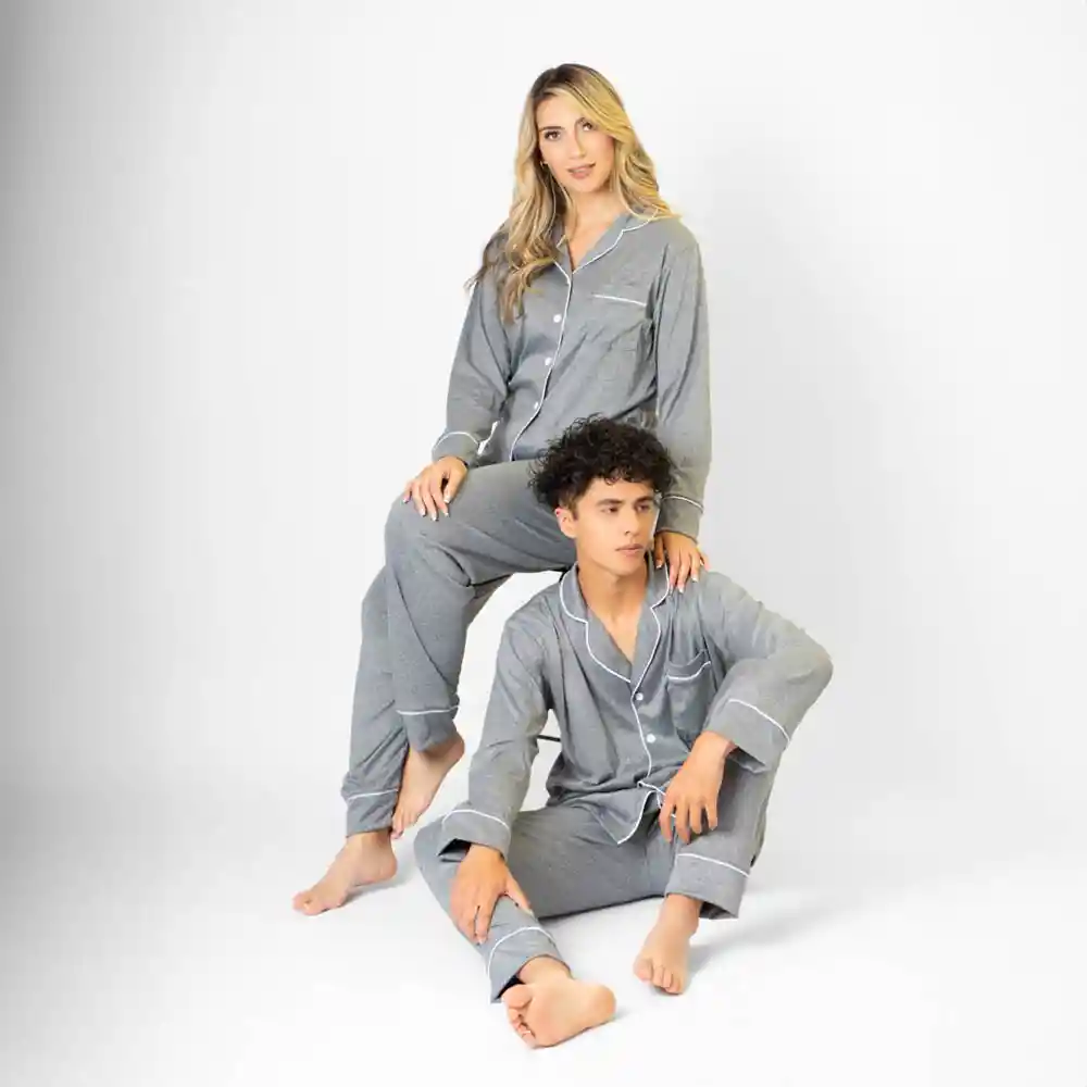 Pijama Embonada Piel De Durazno Caballero Talla L