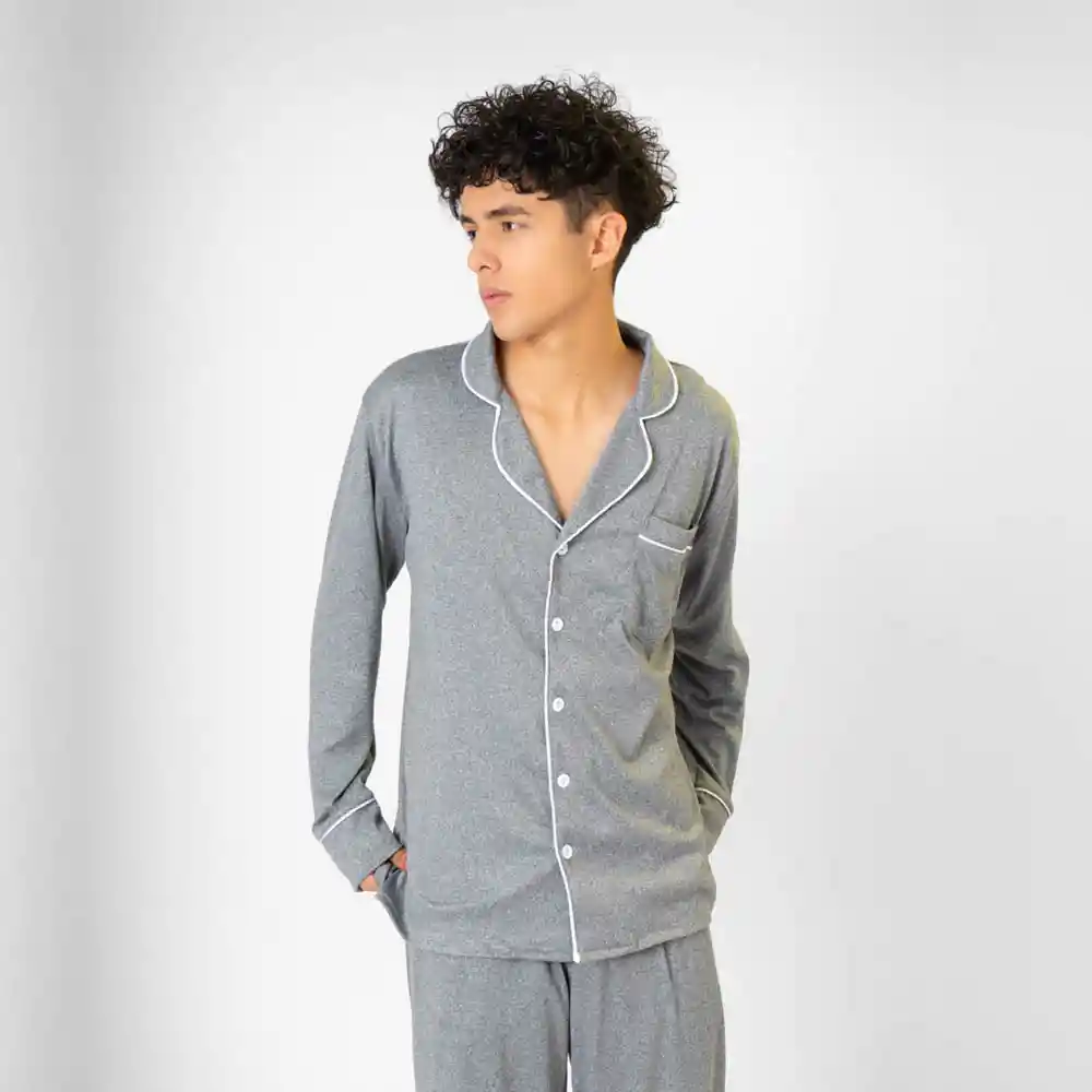 Pijama Embonada Piel De Durazno Caballero Talla L