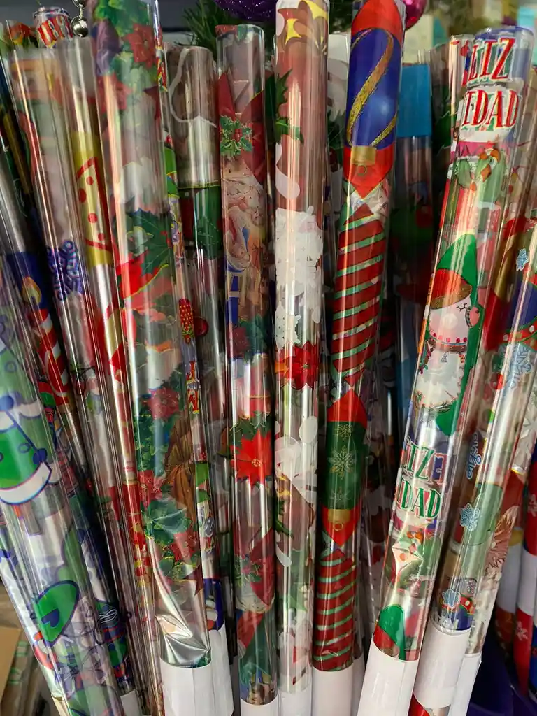 Papel Celofan De Navidad