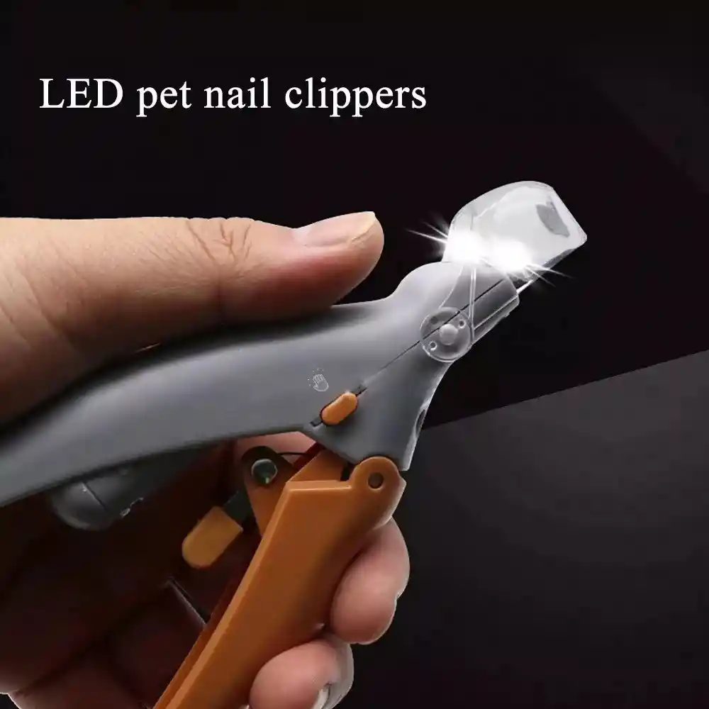 Corta Uñas Para Mascotas Con Luz Led Tijeras