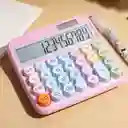 Calculadora Teclado Mecánico Estilo Vintage, 12 Digitos Pantalla Grande, Energia Solar Hogar, Oficina, Escuela