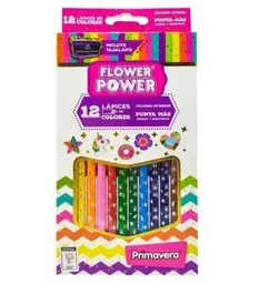 Colores Primavera Una Punta Flower Power Tonos Pastel X12unds