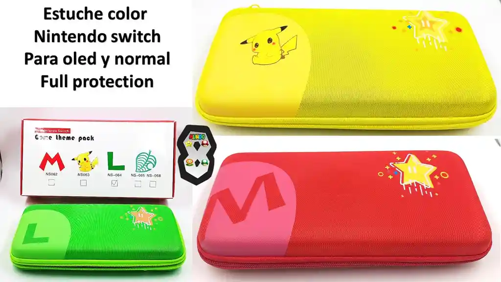 Estuche Nintendo Switch Color