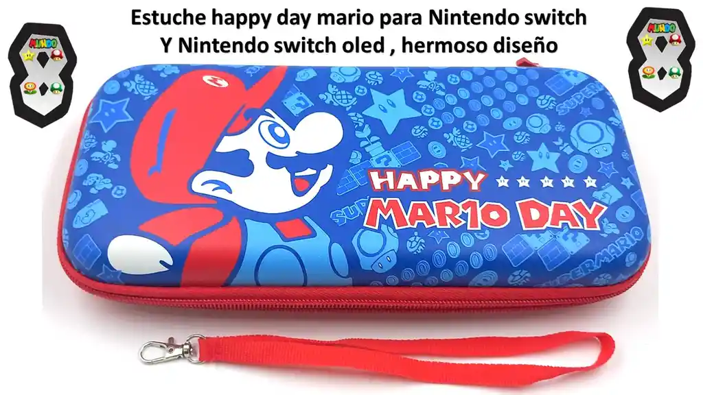 Estuche Nintendo Switch Mario Happy