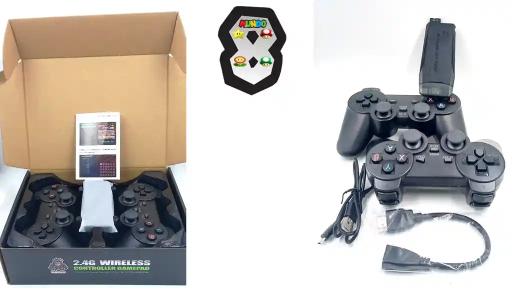 Consola Retro Controles Inalambricos 10 Mil Juegos