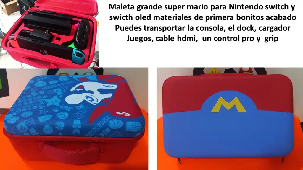 Maleta Nintendo Switch Mario