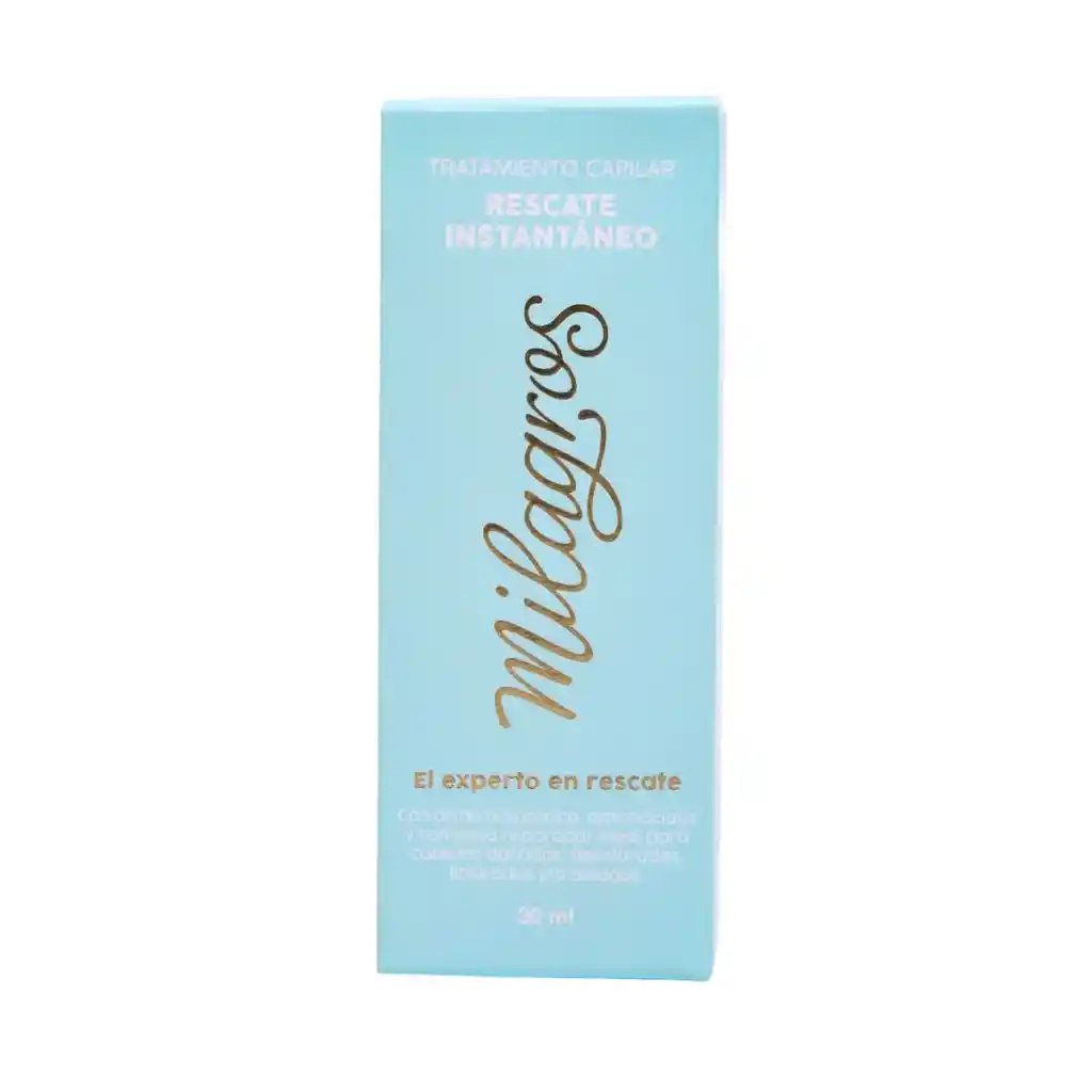 Ampolleta Milagros Rescate Instanteneo Glowbeauty