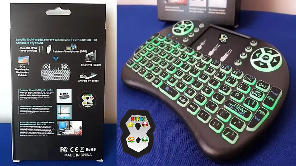 Miniteclado Bluetooth Recargable Inalambrico