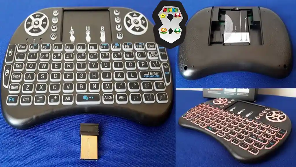 Miniteclado Bluetooth Recargable Inalambrico