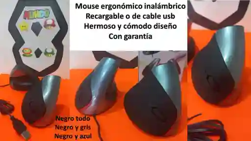 Mouse Ergonomico De Cable Usb