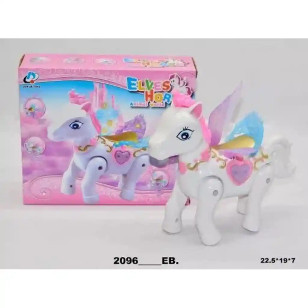 Juguete Unicornio My Little Pony Con Alas Niñas Bolso Zr-213