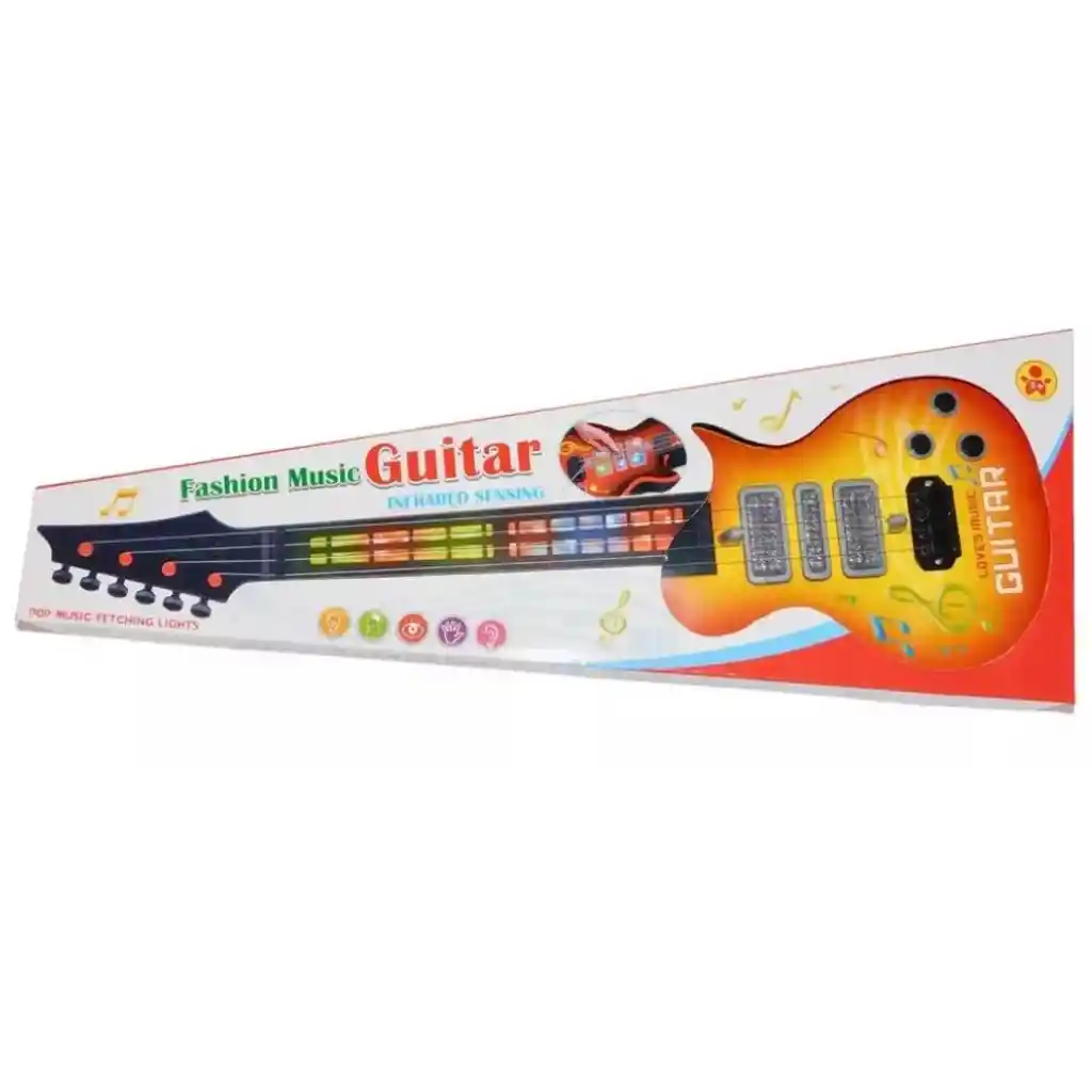 Guitarra Musical Sonidos Música Luces Niños Regalo Juguete