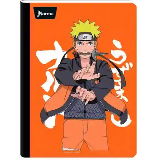 Cuaderno Cosido Norma De Naruto Cuadros 100 Hojas - Se Envia Un Motivo Aleatorio