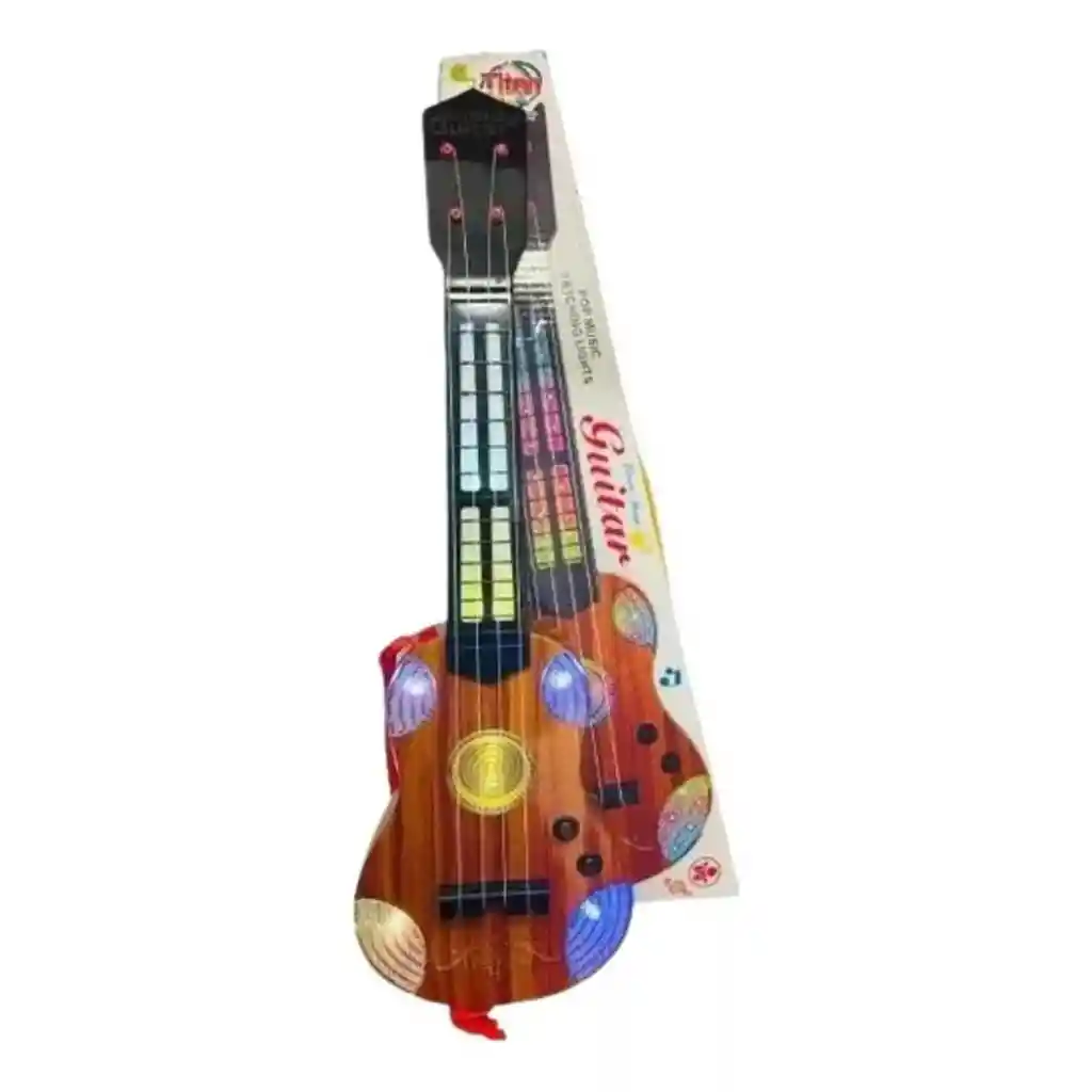 Guitarra Juguete Luces Sonido Niños Regalo Instrumento Niña