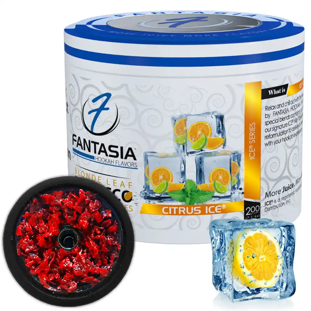 Fantasia Hookah Shishas 200g Citrus Ice