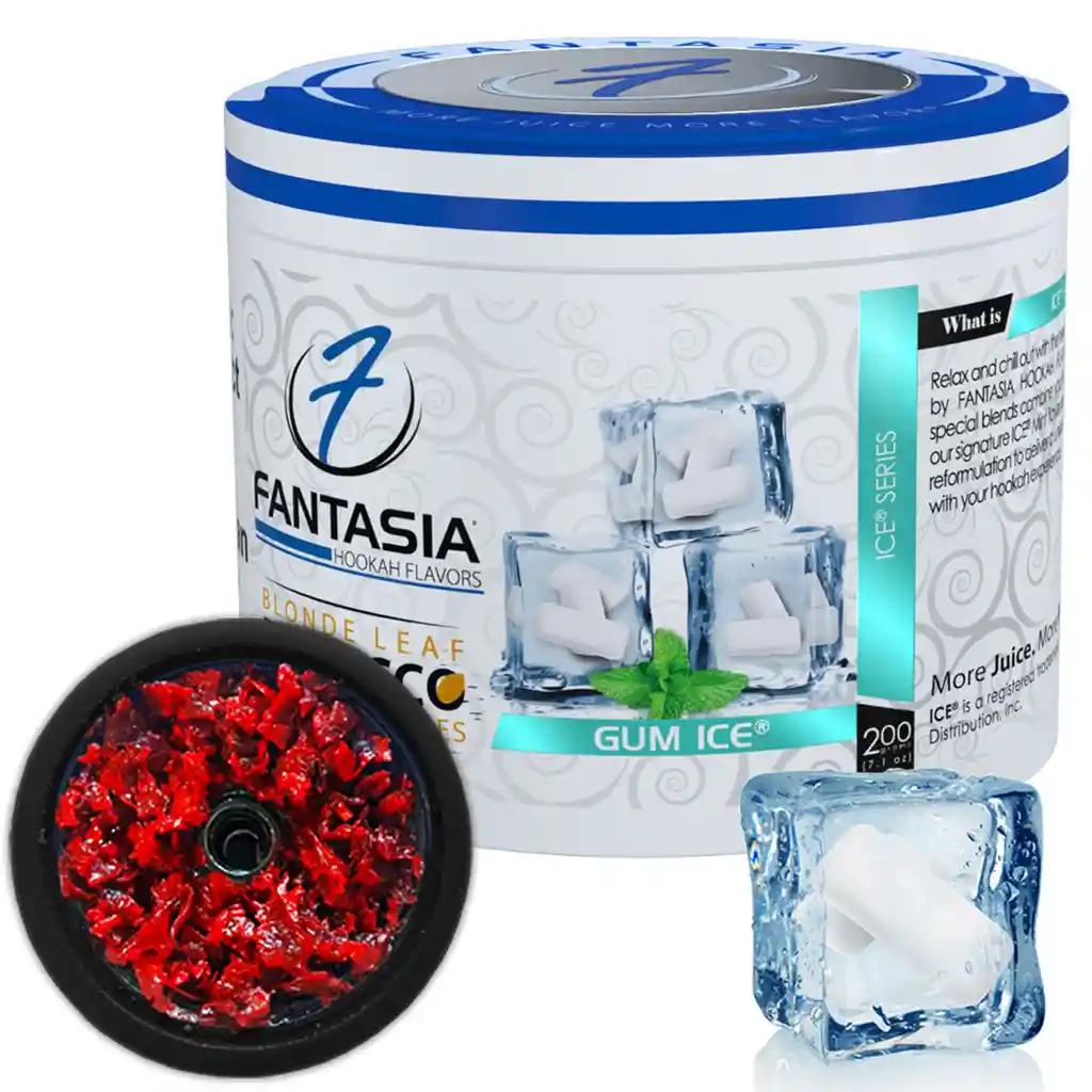 Fantasia Hookah Shishas 200g Gum Ice