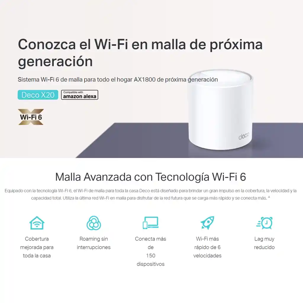 Sistema Wifi 6 Malla Para El Hogar, Tp-link Deco X20 3-pack