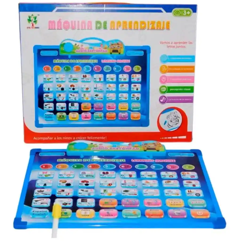 Maquina Multifuncional Aprendizaje Tablet Pizarrón 2 Idiomas