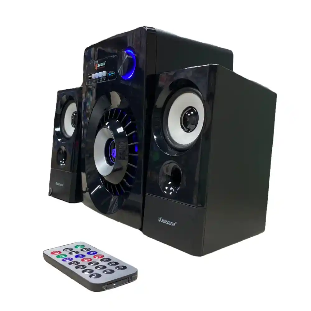 Mini Componente Con Subwoofer 2.1 - Usb, Bluetooth Y Control - Jertech Sbk-8010
