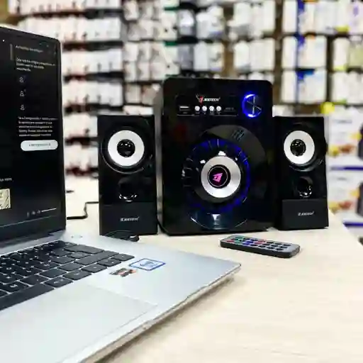 Mini Componente Con Subwoofer 2.1 - Usb, Bluetooth Y Control - Jertech Sbk-8010