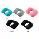 Combo Viajero Almohada Inflable Para El Cuello Mas Tapa Oidos Mas Tapa Ojos Y Bolsita