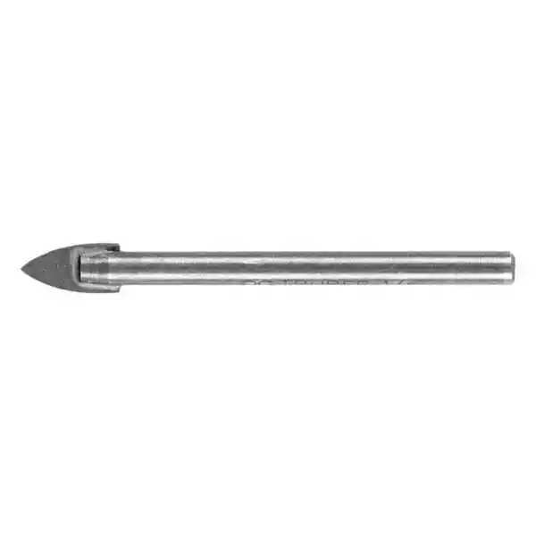 Broca 1/4" (6.5mm) Para Vidrio Y Azulejo Truper