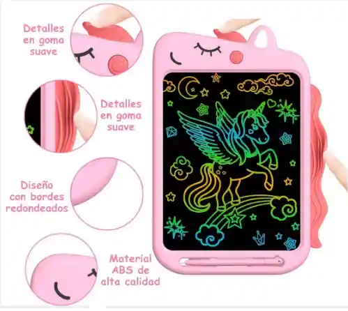Ablero Pizarra Magica Lcd Dibujo Borrable 10 Pulgadas