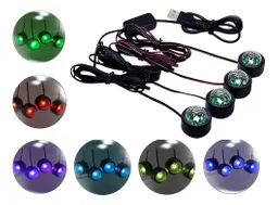 Luz Led Para Interior De Carro Multicolor