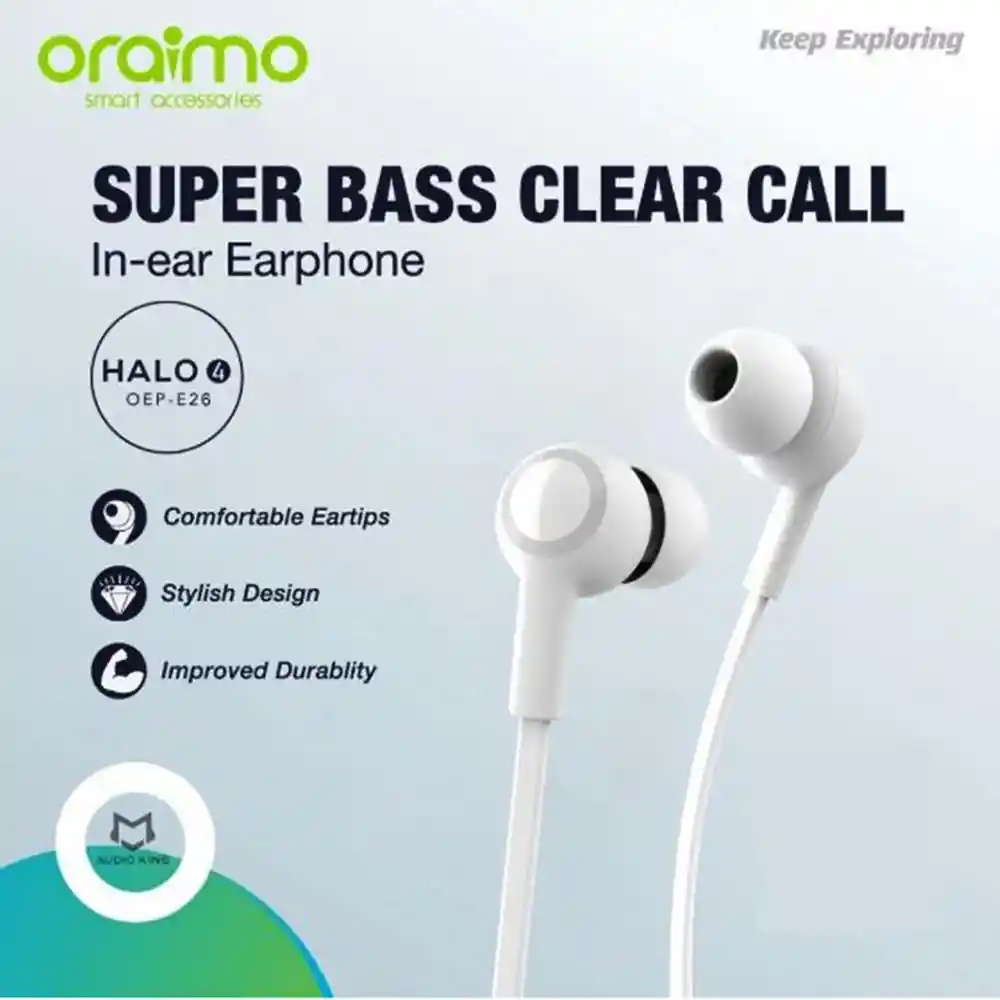 Oraimo Audifonos Alambricos Halo 4