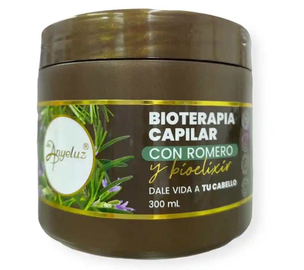 Bioterapia Capilar Con Romero Y Bioelixir Anyeluz X 300ml